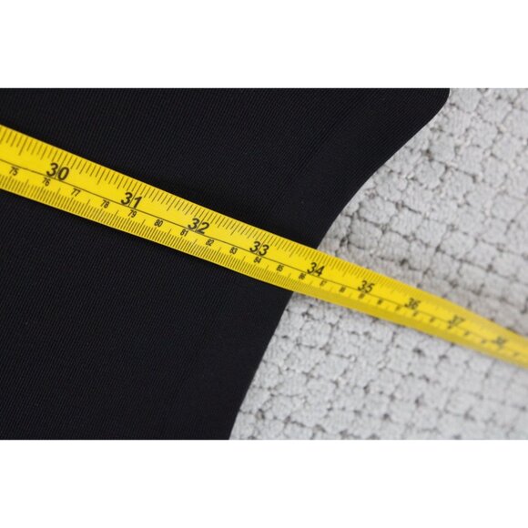 AX Armani Exchange Shift Dress Womens Size 6 Black Solid Stretch Textured - Picture 9 of 10